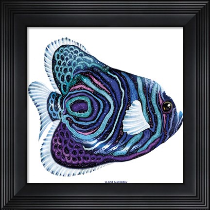 Framed New Fish 3 Print