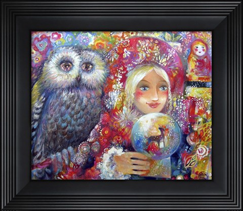 Framed Snow Ball Print