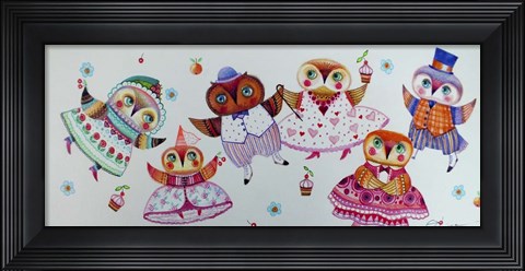 Framed Owl Dance Print
