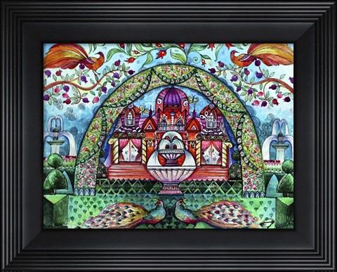 Framed Happiness Castle Print