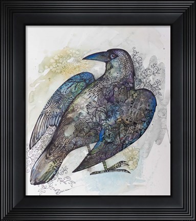 Framed Quoth the Raven Print