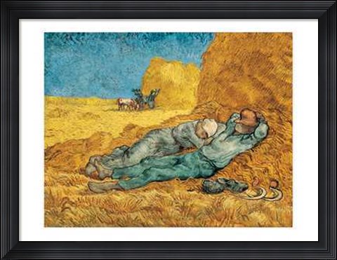 Framed Siesta, c.1889 Print