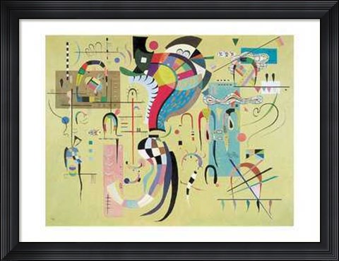 Framed Milieu Accompagne Print