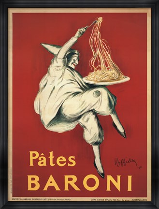 Framed Pates Baroni Print