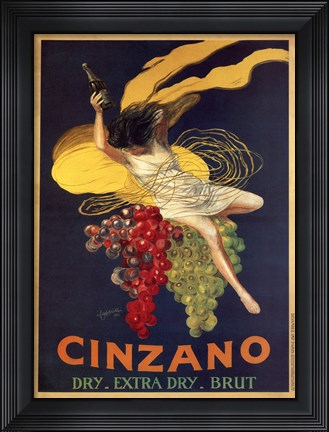 Framed Cinzano Print