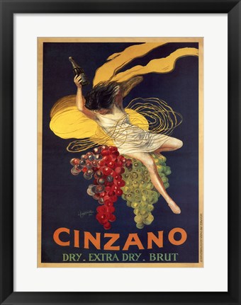 Framed Cinzano Print