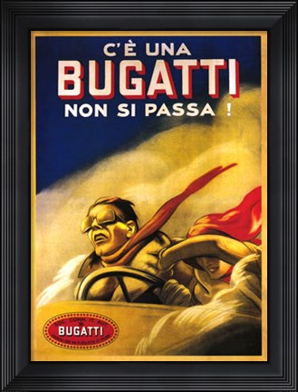 Framed Bugatti 1922 Print