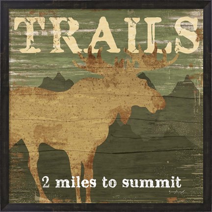 Framed Trail Print