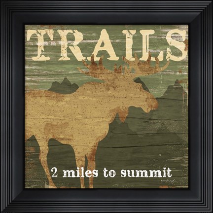 Framed Trail Print