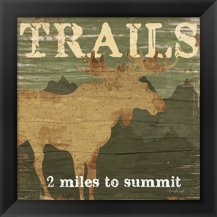 Framed Trail Print
