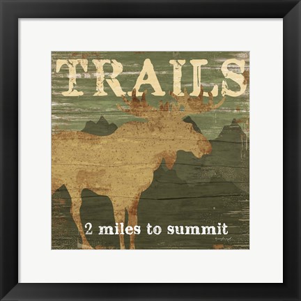 Framed Trail Print