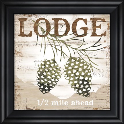 Framed Lodge Print