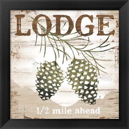 Framed Lodge Print