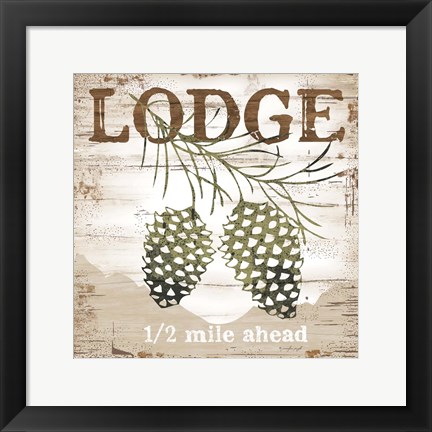 Framed Lodge Print