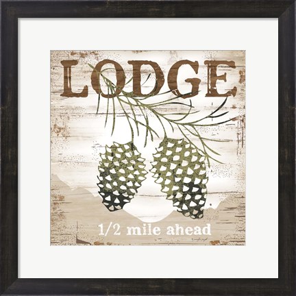 Framed Lodge Print