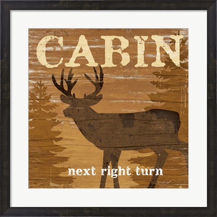 Framed Cabin Print