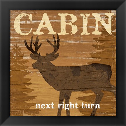 Framed Cabin Print