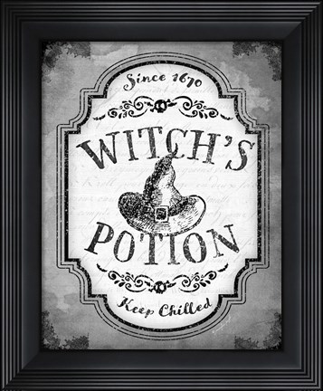 Framed Witch&#39;s Potion Print