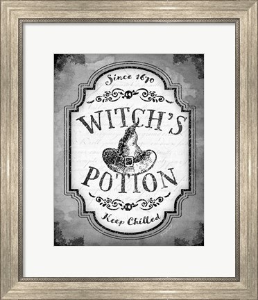 Framed Witch&#39;s Potion Print