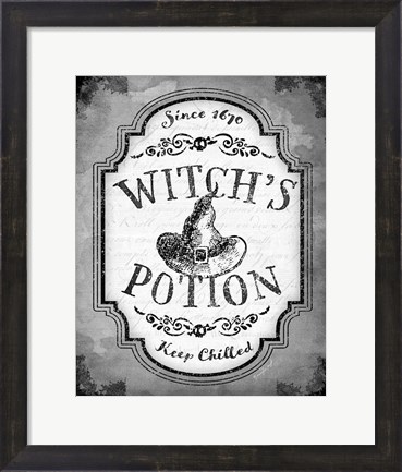 Framed Witch&#39;s Potion Print