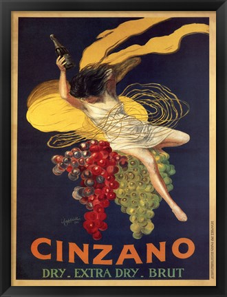 Framed Cinzano Print