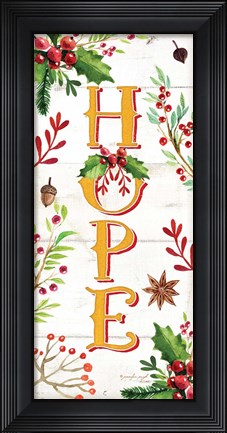 Framed Hope Print
