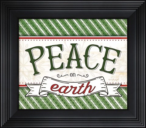 Framed Peace on Earth Print