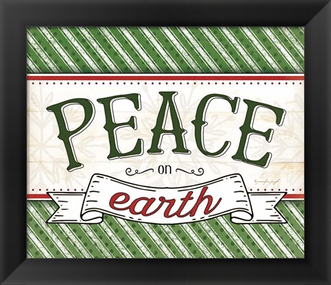 Framed Peace on Earth Print