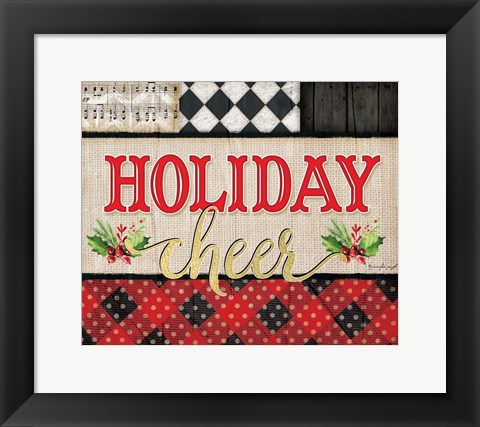 Framed Holiday Cheer Print