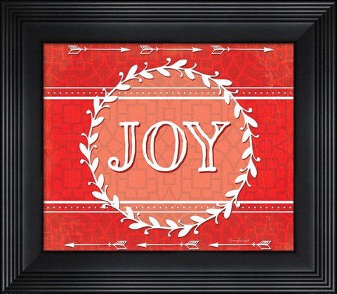 Framed Joy - White Print