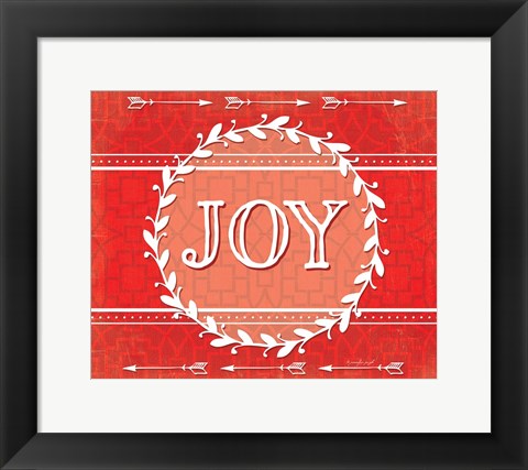 Framed Joy - White Print