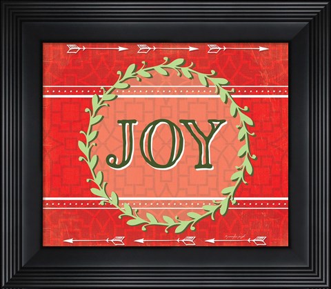 Framed Joy - Black Print