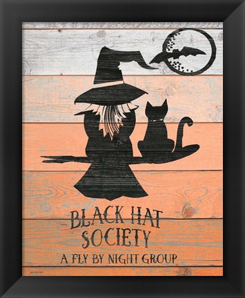 Framed Black Hat Society Print