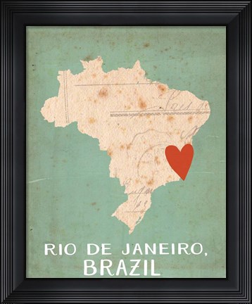 Framed Brazil Print