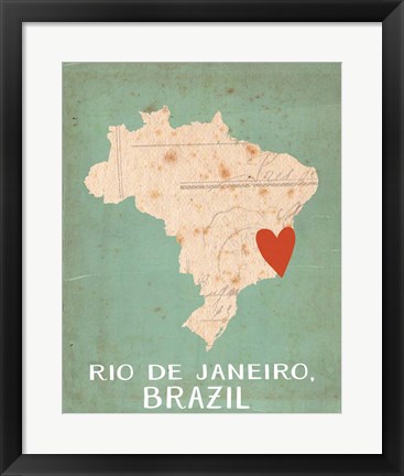 Framed Brazil Print