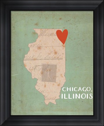 Framed Chicago Print