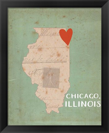 Framed Chicago Print