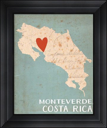 Framed Costa Rica Print