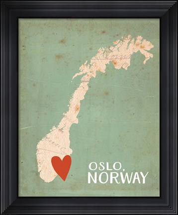 Framed Norway Print