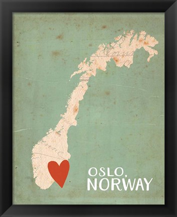 Framed Norway Print