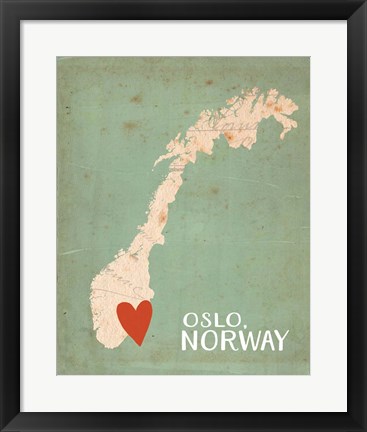 Framed Norway Print