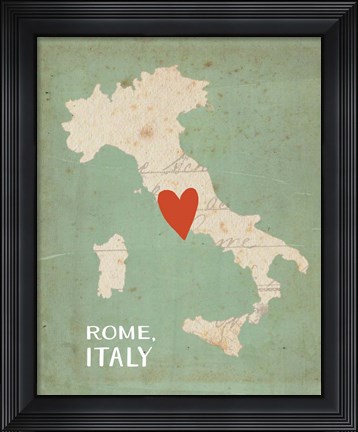 Framed Rome Print