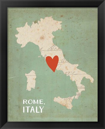 Framed Rome Print