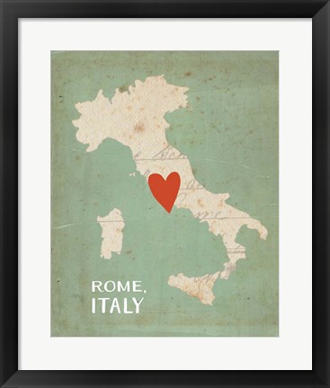 Framed Rome Print