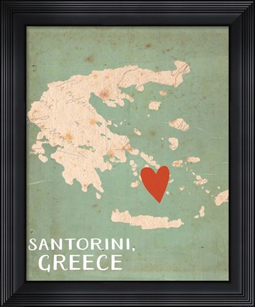 Framed Greece Print