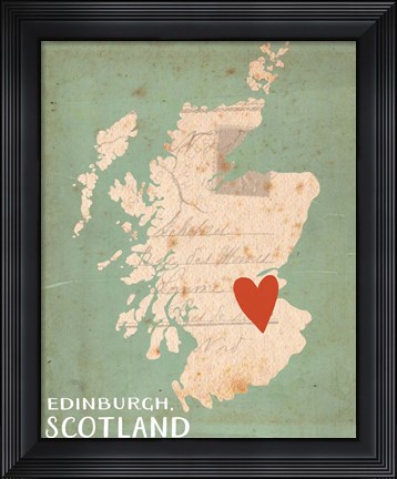 Framed Scotland Print