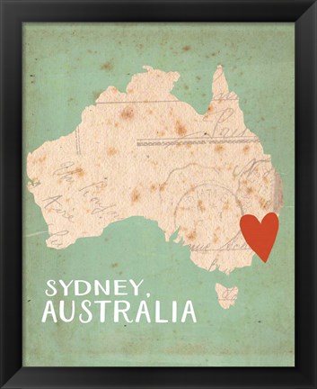 Framed Sydney, Australia Print