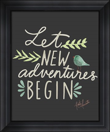 Framed New Adventures Print