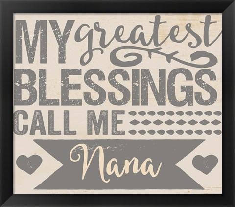 Framed Greatest Blessings Print