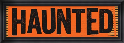 Framed Haunted Print